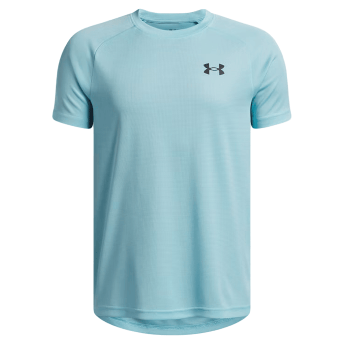 Under Armour Junior's 2 Piece Co Ord Set Light Blue T-Shirt & Shorts