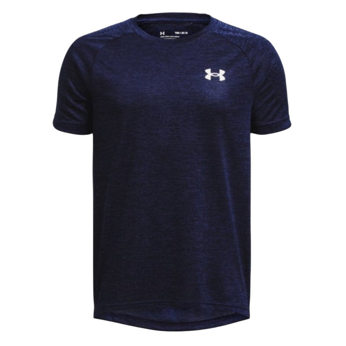 Under Armour Junior's 2 Piece Co Ord Set Navy/White T-Shirt & Shorts