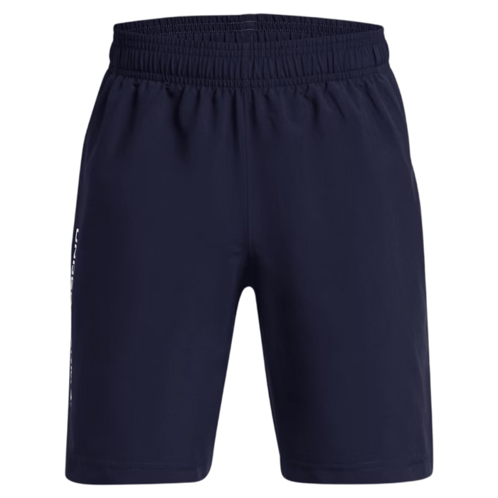 Under Armour Junior's 2 Piece Co Ord Set Navy/White T-Shirt & Shorts