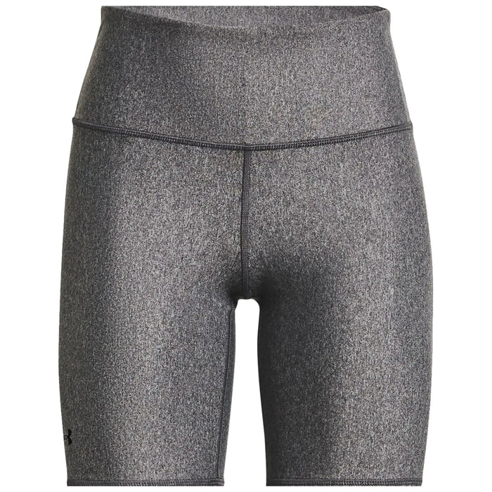 High-waisted athletic shorts made of a dark, textured fabric provide coverage and comfort for physical activities, designed for movement and flexibility in a fitness or casual setting.