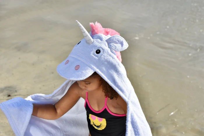 Unicorn hooded towel for toddlers