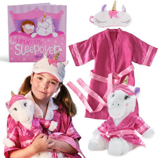 Unicorn Sleepover Robe Gift Set