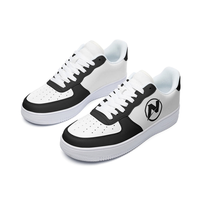 Unisex Low Top Leather Sneakers – Breathable Street Style
