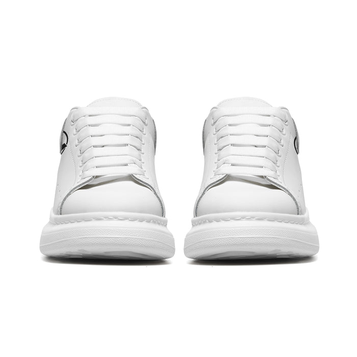 Unisex Non Slip Faux Leather Sneakers – Lace Up Comfort