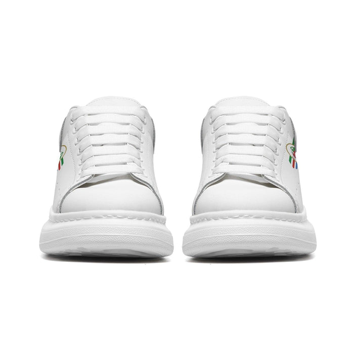 Unisex Non Slip Lace Up Leather Sneakers Eritrea - Natna Shop