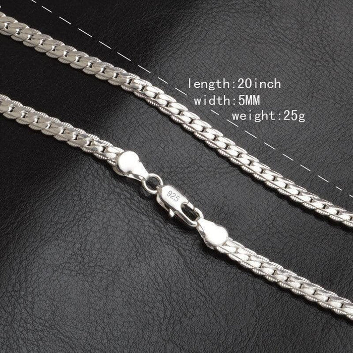 Unisex Silver Plated  Necklaces - Natna Shop