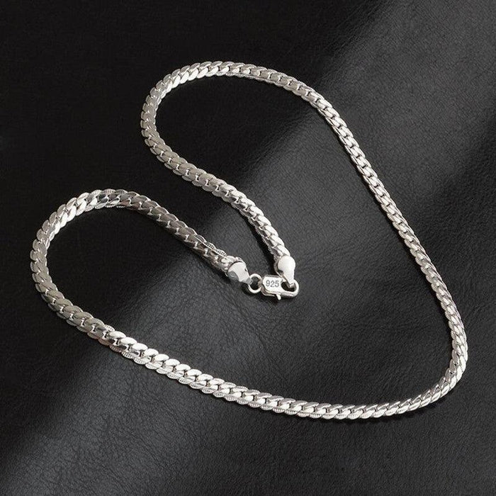 Unisex Silver Plated  Necklaces - Natna Shop