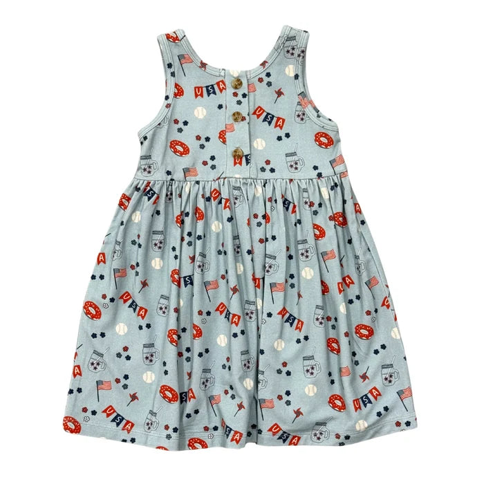USA Henley Tank Dress