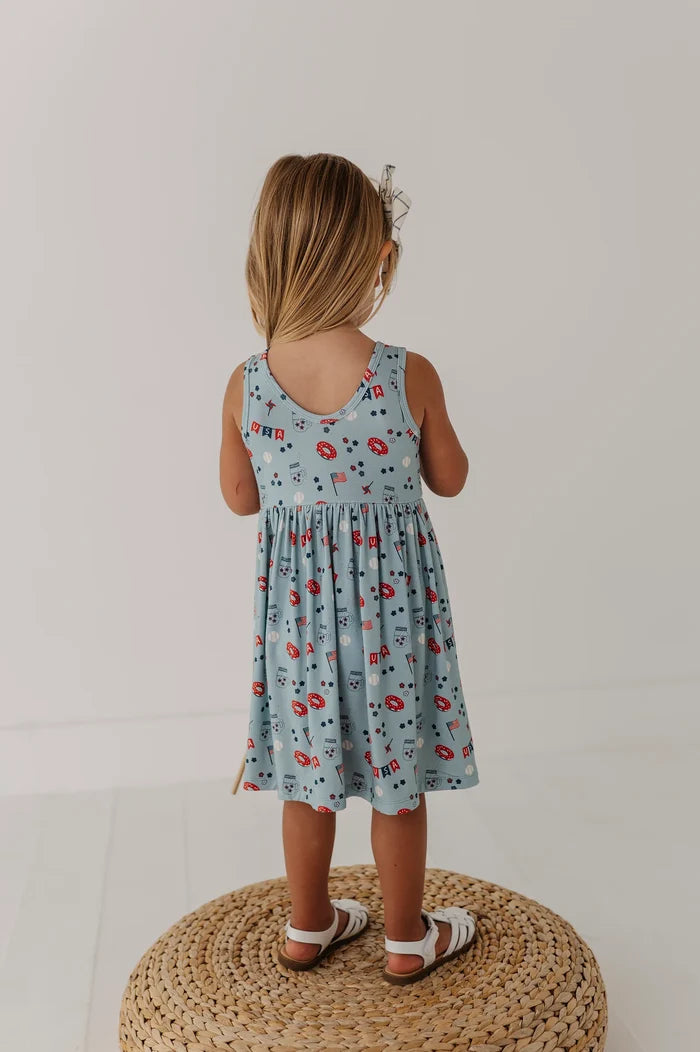 USA Henley Tank Dress