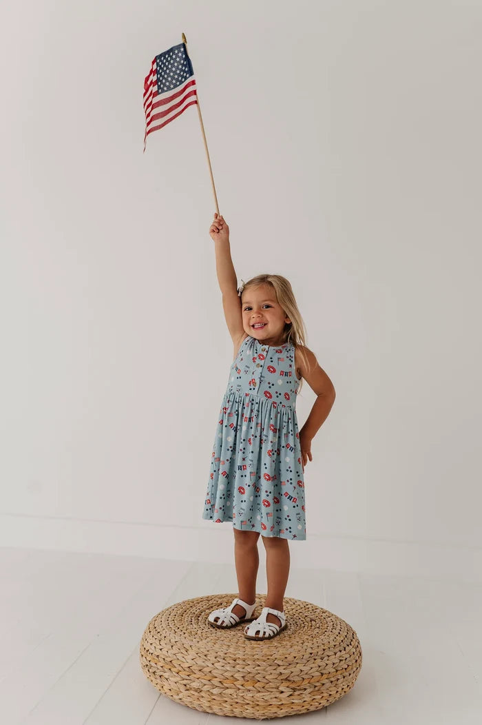 USA Henley Tank Dress