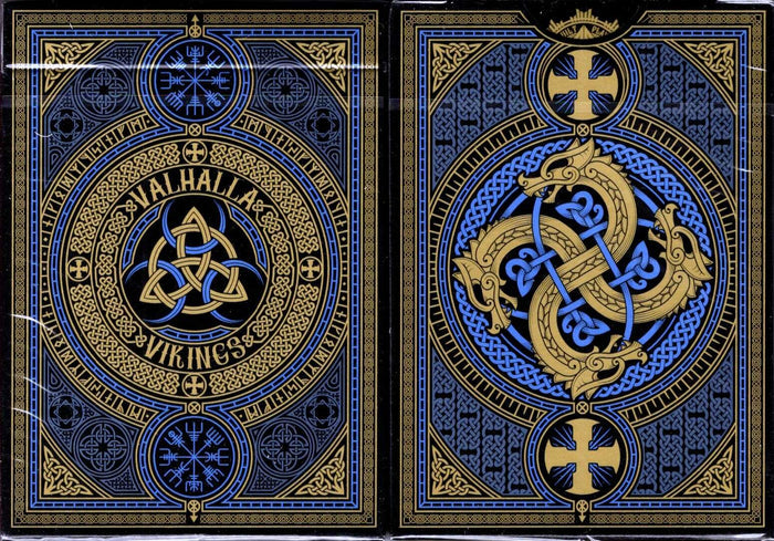 PlayingCardDecks.com-Valhalla Viking Sapphire Playing Cards USPCC