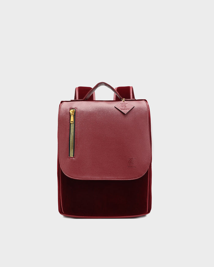 Velvet Luxe travel Set in Burgundy