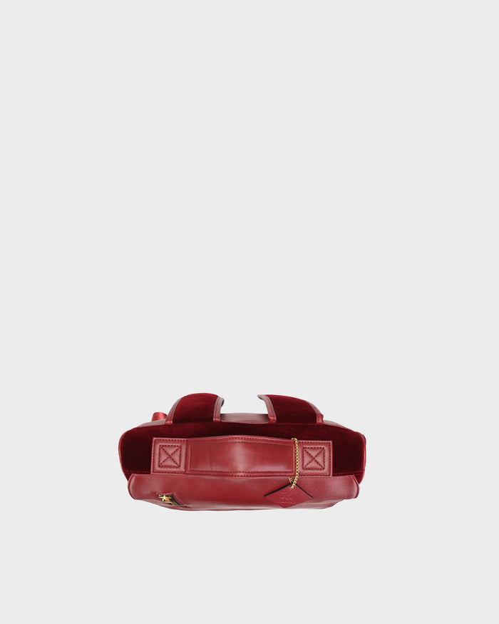 Velvet Luxe travel Set in Burgundy