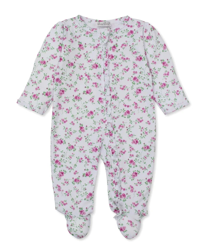 Victorian Roses Zip Footie