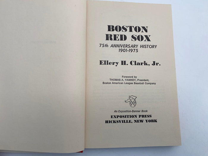 Vintage Boston Red Sox First Edition Book at Duckwells