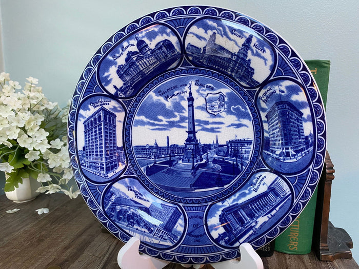 Vintage Indianapolis Souvenir Plate at Duckwells