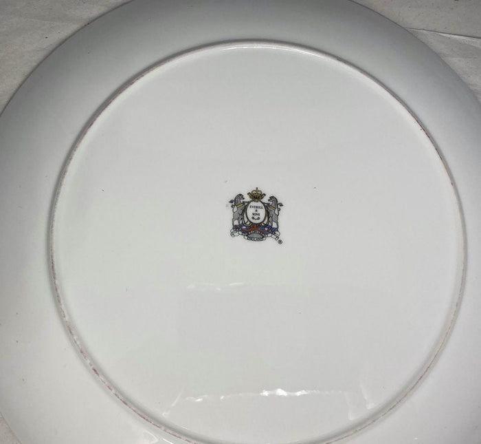 Vintage Raymond Everill Evesham Dinner Plate Hand Painted in England at Duckwells