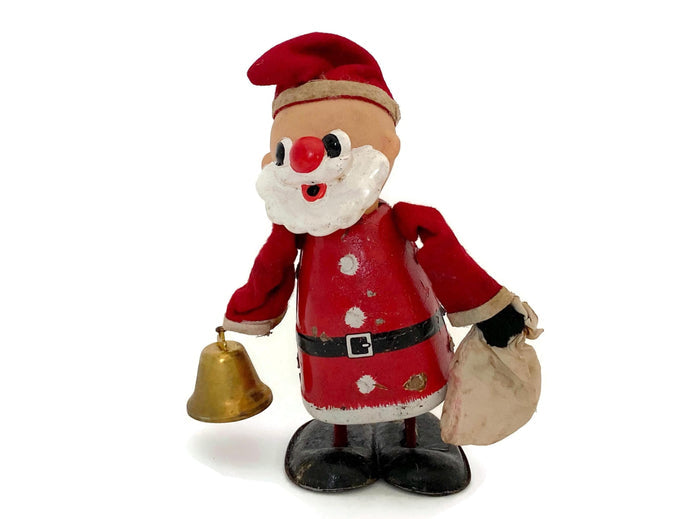 Vintage Santa Claus Toy Wind Up Collectible at Duckwells