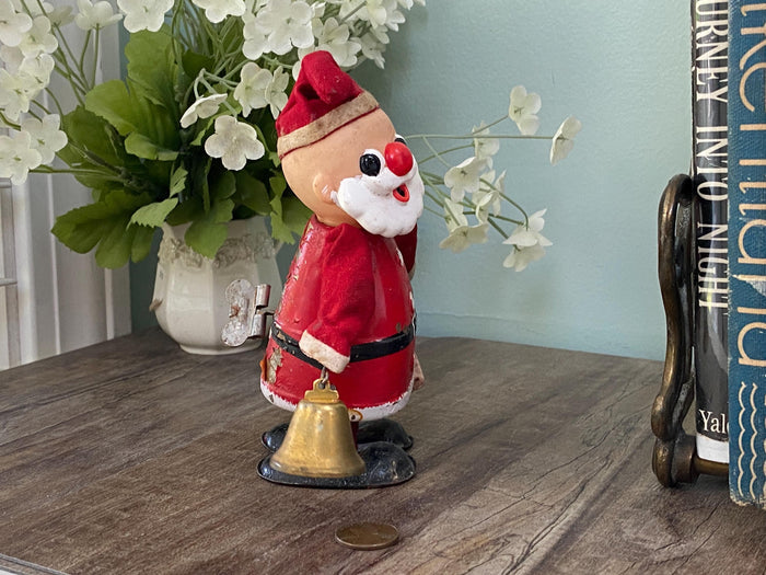 Vintage Santa Claus Toy Wind Up Collectible at Duckwells