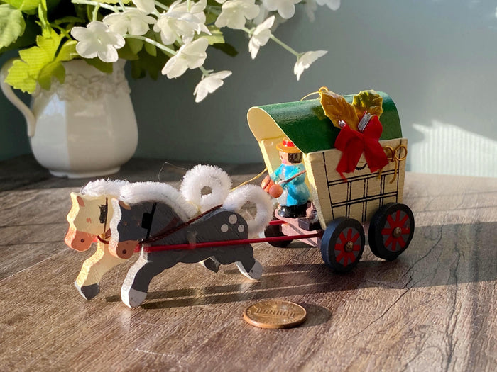 Vintage Wood Christmas Ornaments at Duckwells