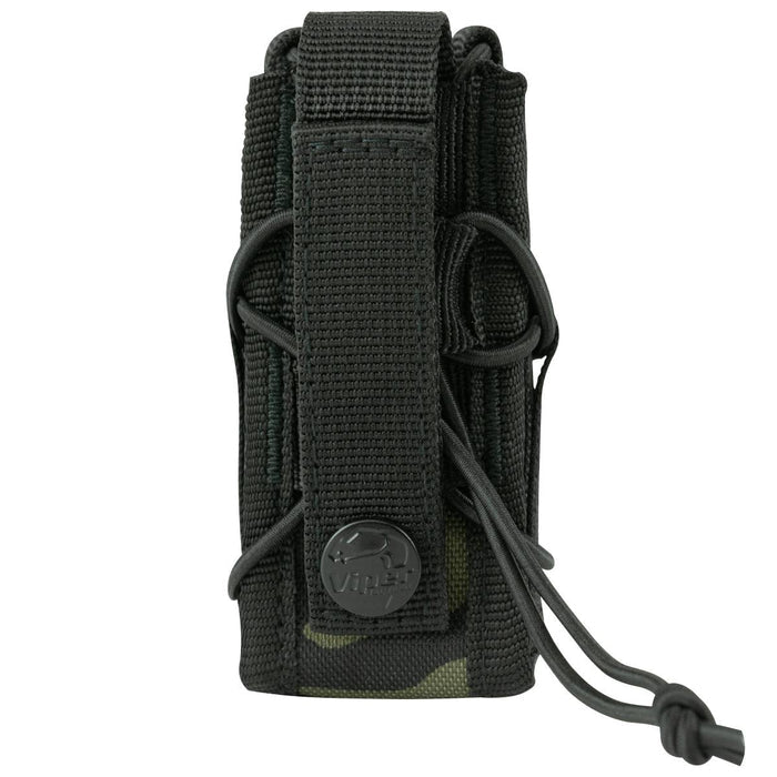 rear of viper elite pistol mag pouch black camo