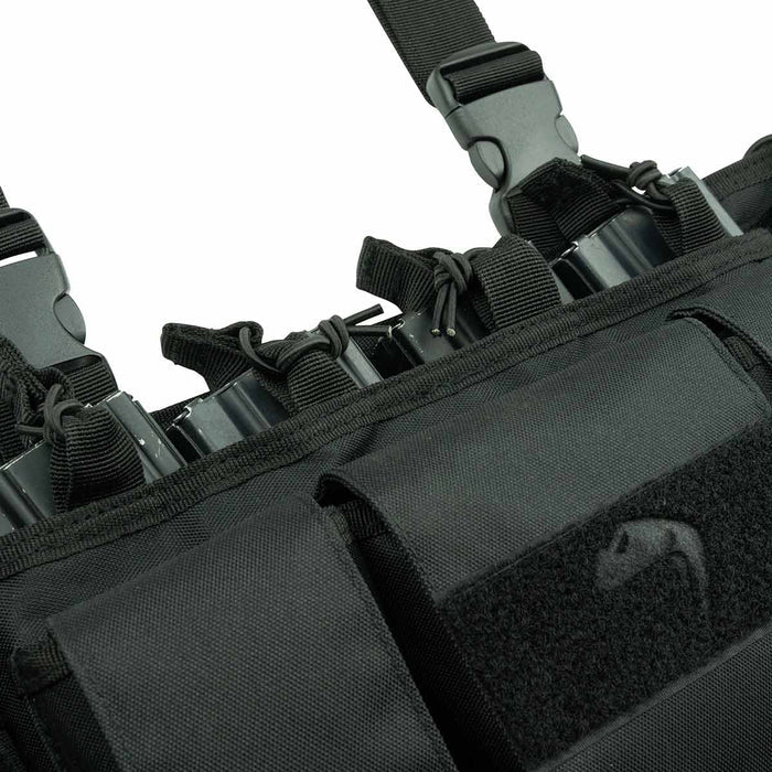 adjustable cords on black viper special ops chest rig