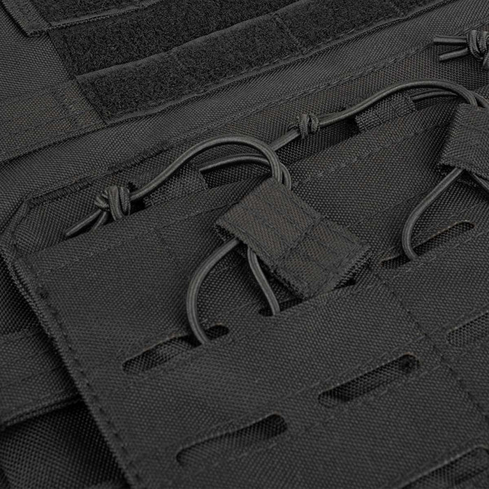 front velcro panels on black viper special ops plate carrier