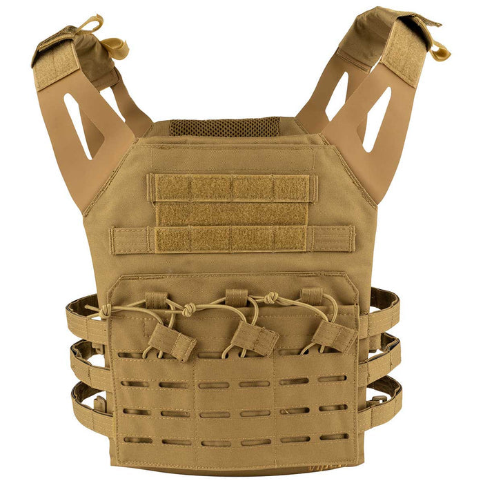 front view of viper special ops coyote plate carrier