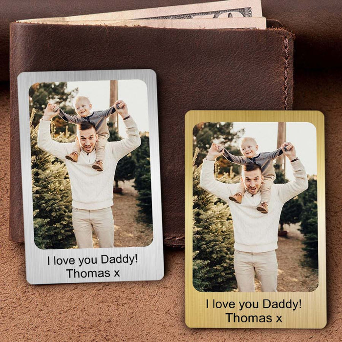 Wallet Card for Dad | First Fathers Day Gift