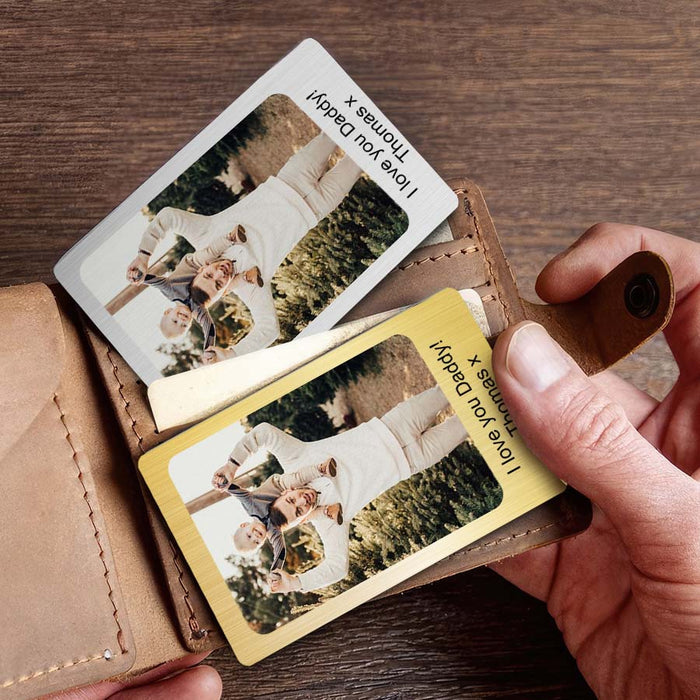 Wallet Card for Dad | First Fathers Day Gift