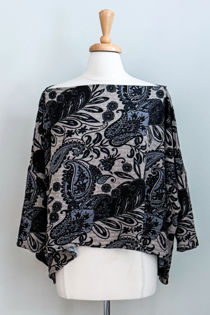 O/S / Spain Print Blue