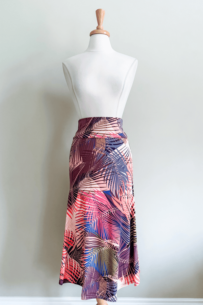 Diane Kroe Wear-Ever Skirt Dress in Sunset Palm