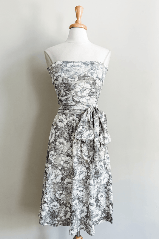 Wear-Ever Skirt Dress in Floral Sand print from Diane Kroe