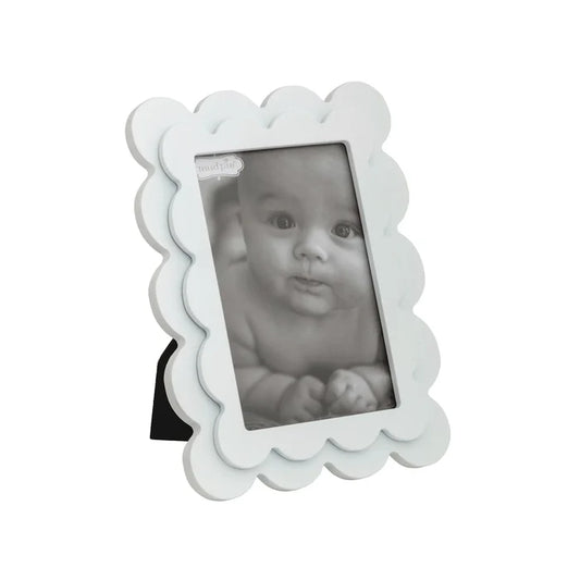 White Layered Wood Frame