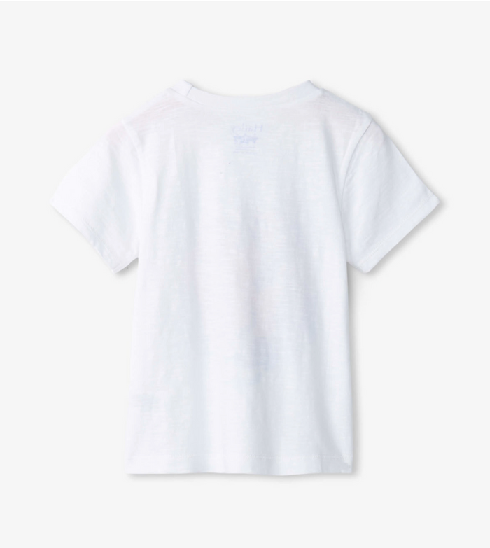 White Painted Tiger Graphic Tee