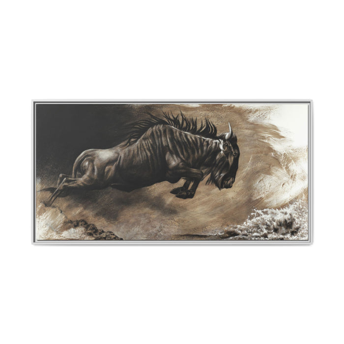60" x 30" (Horizontal) / White / 1.25"