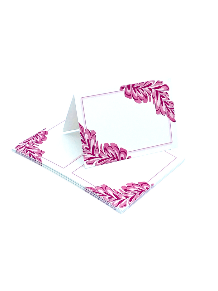 Winetone Feather Place Card Pack