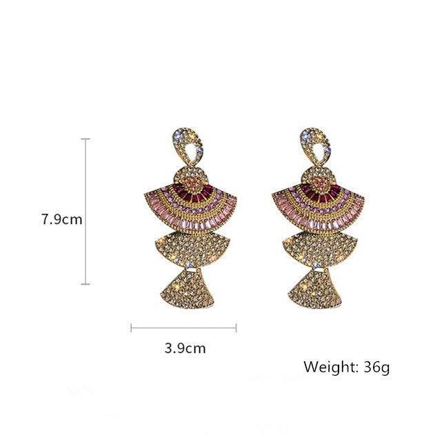 Women long drop earring - Natna Shop