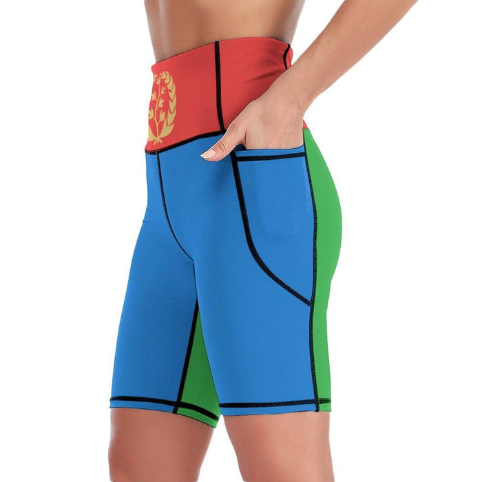 Women's Knee-Length Yoga Shorts - Natna Shop