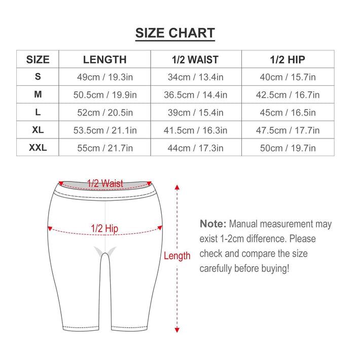 Women's Knee-Length Yoga Shorts - Natna Shop