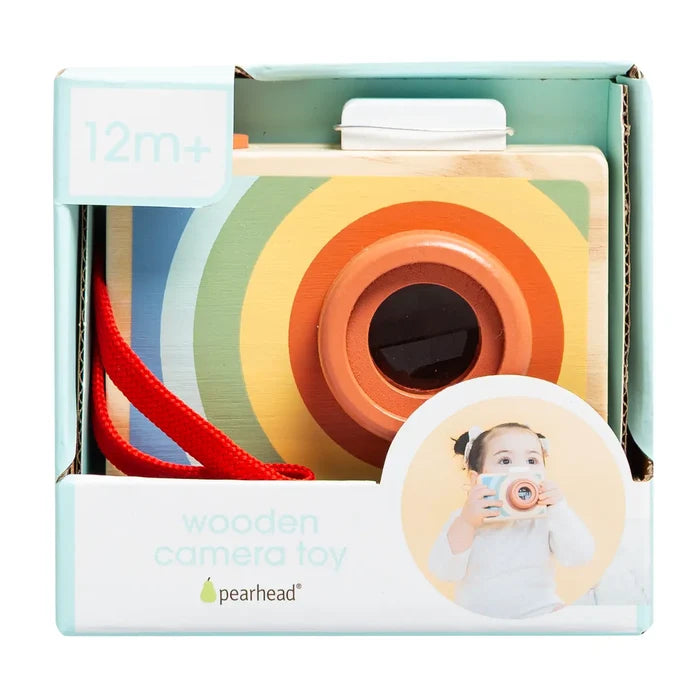 Wooden Camera Toy, Montessori Pretend Play, Baby or Toddler