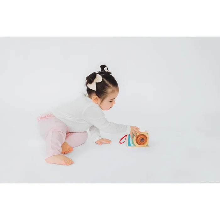 Wooden Camera Toy, Montessori Pretend Play, Baby or Toddler