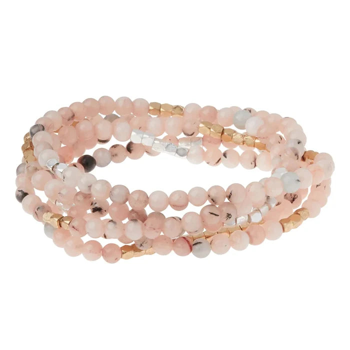 Morganite + Black Tourmaline