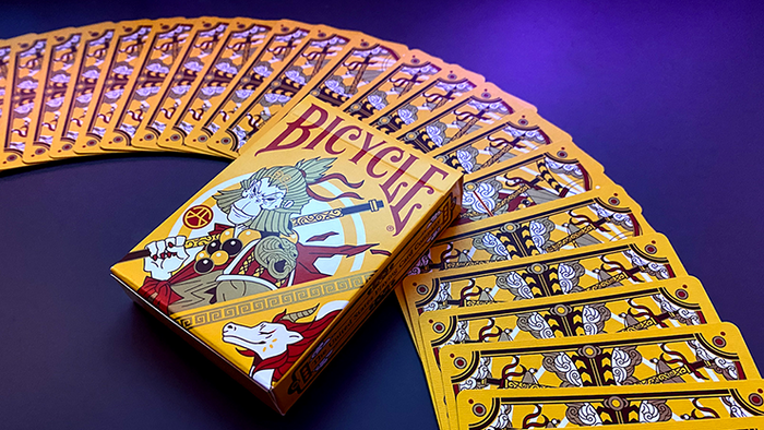 PlayingCardDecks.com-Wukong Rebellion Yellow Bicycle Playing Cards