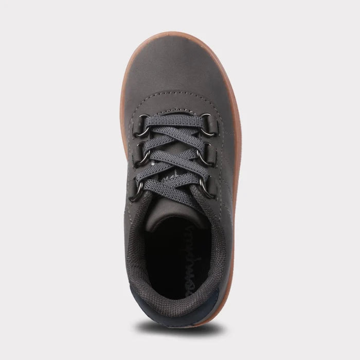 Wyatt Charcoal Boys Slip-On Shoe