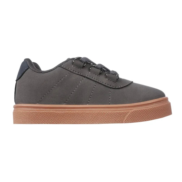 Wyatt Charcoal Boys Slip-On Shoe