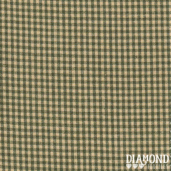 Yarn Dye FM 8501 Sage - green and tan check