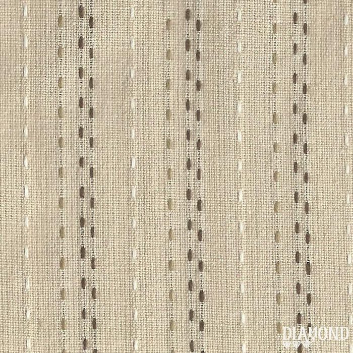Yarn Dye Nikko 3764 - beige with white and tan striped stitching