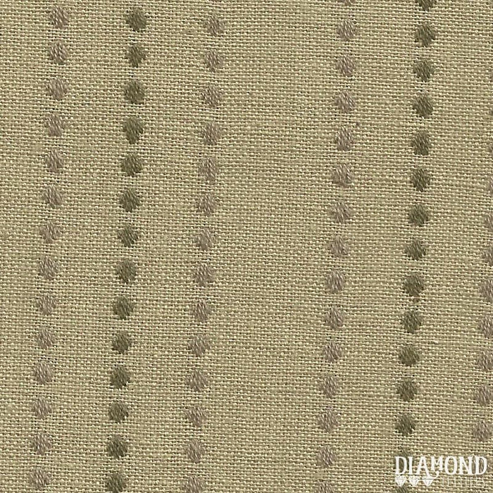 Yarn Dye Nikko 3800 - tan with brown circles in a striped pattern